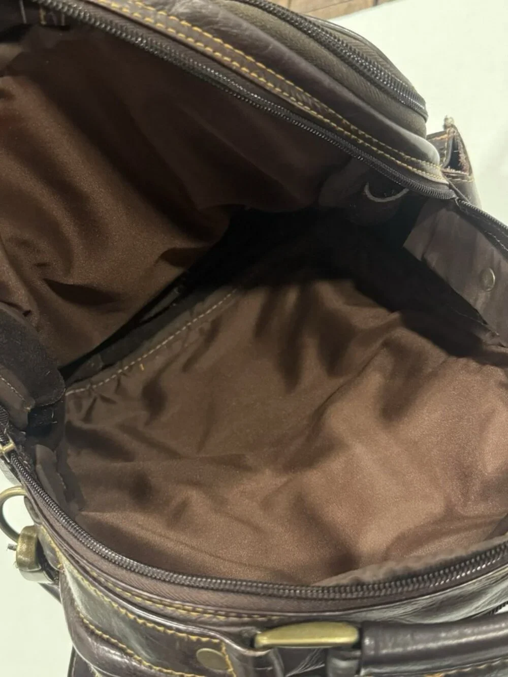 Vintage Cortez Columbian Leather Crossbody Purse Bag Small Messenger Bag